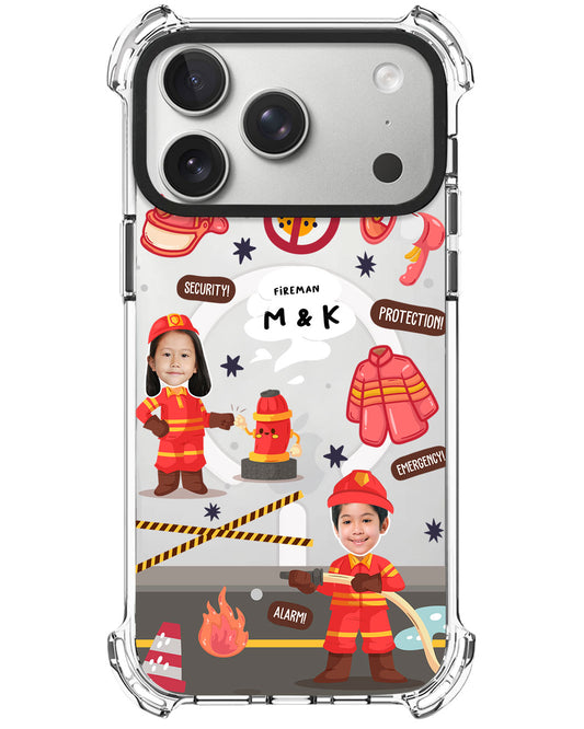 iPhone Ultimate Model-X - Face Grid Dream Firefighter