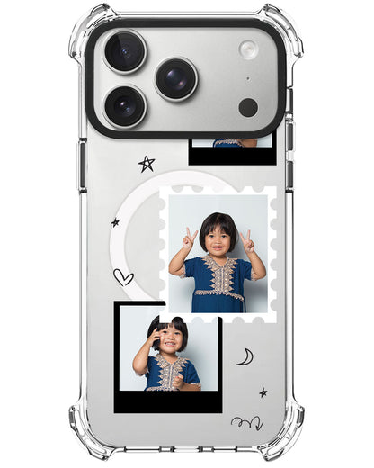 iPhone Rearguard UltimateX - Face Grid Black Polaroid