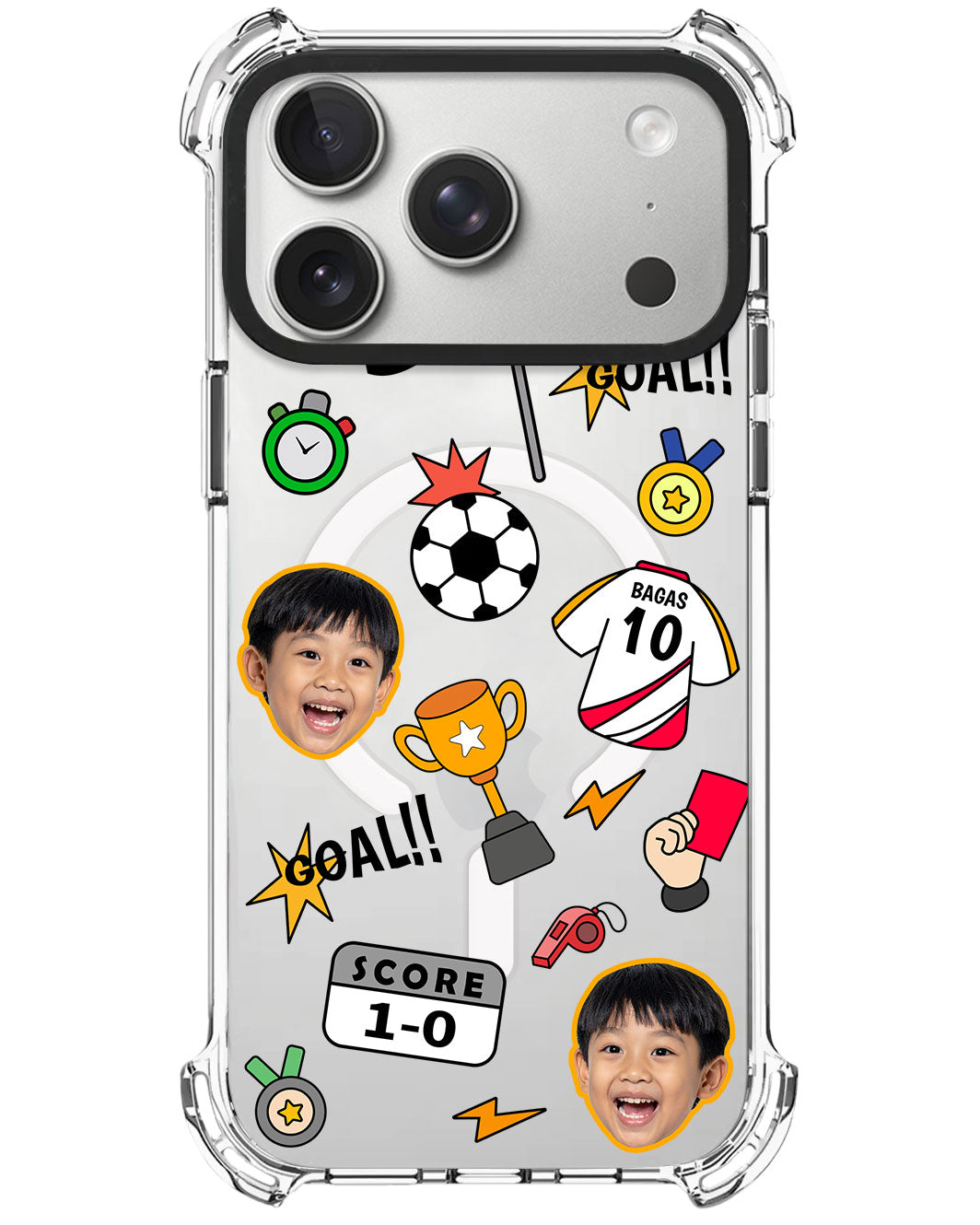 iPhone Rearguard UltimateX - Face Grid Soccer