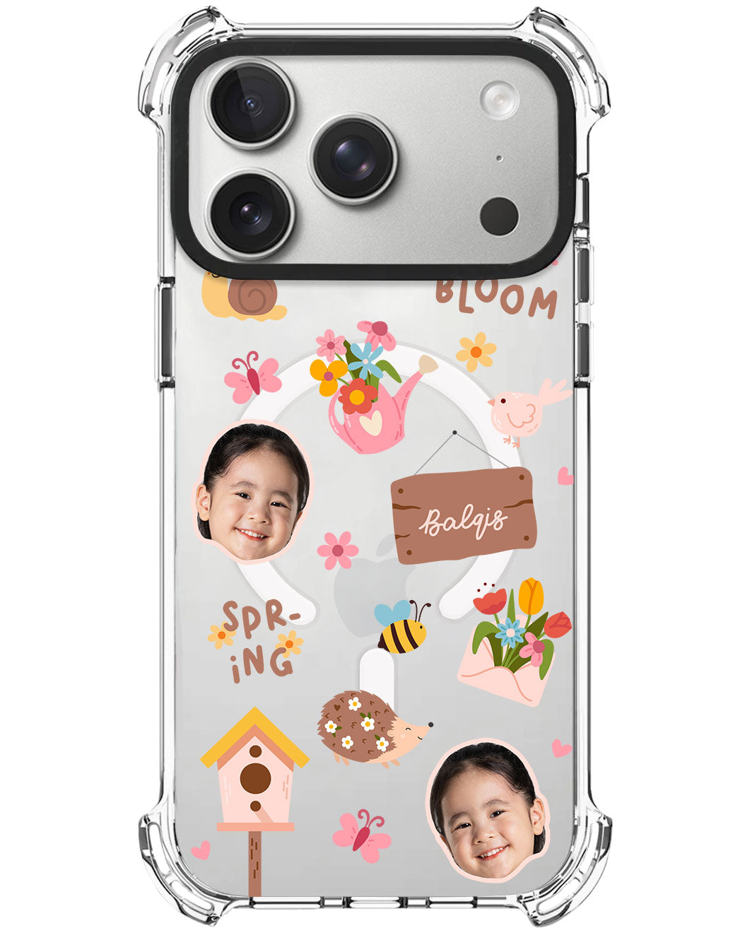iPhone Rearguard UltimateX - Face Grid Spring bloom
