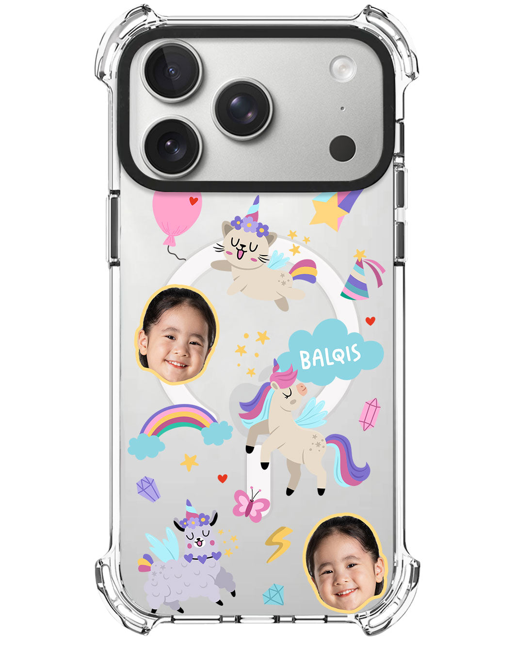 iPhone Rearguard UltimateX - Face Grid Unicorn
