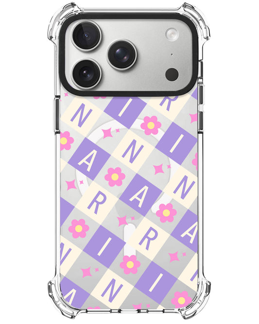 iPhone Rearguard UltimateX - CUSTOM MONOGRAM 3.0 Flower Grid 3.0