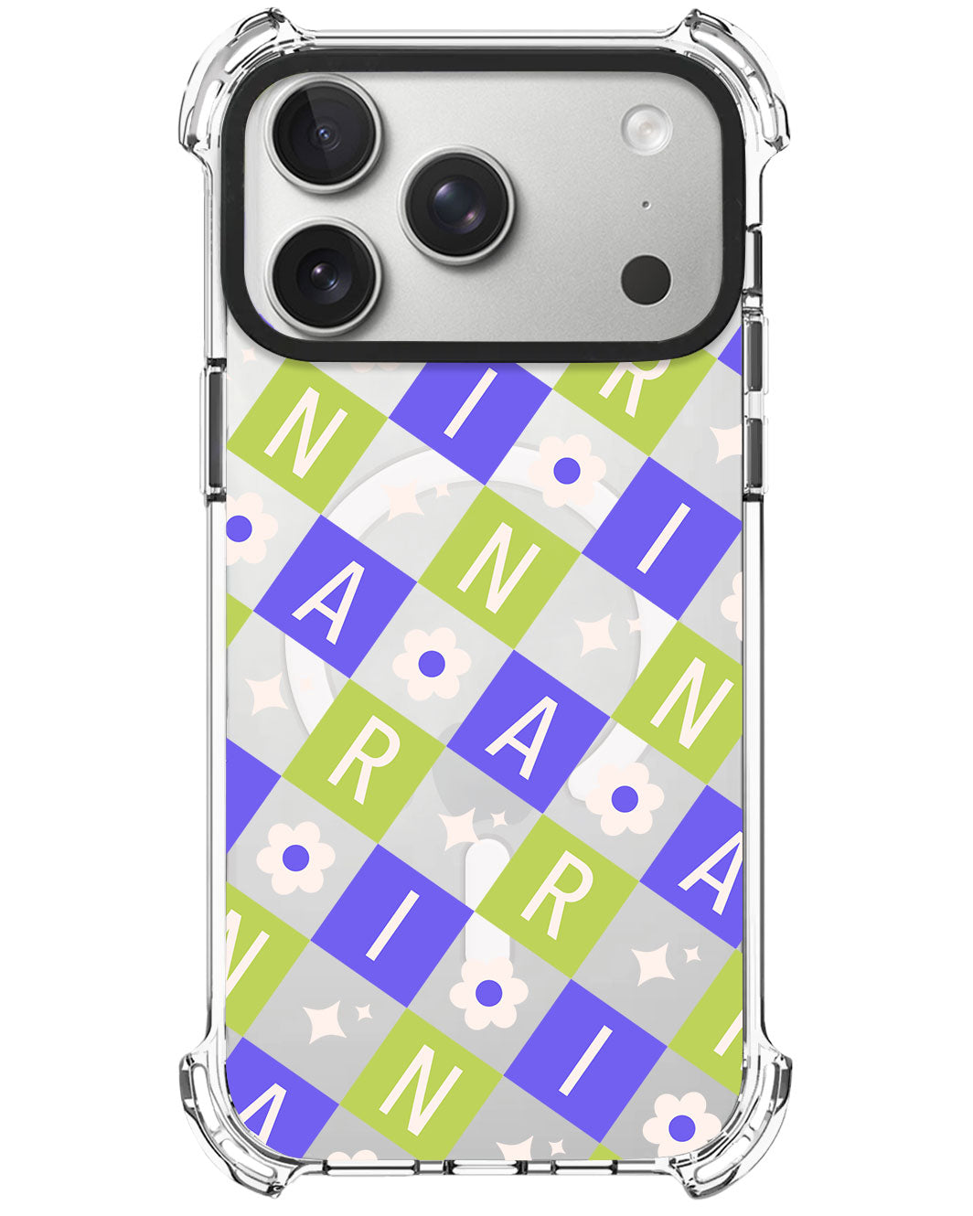 iPhone Rearguard UltimateX - CUSTOM MONOGRAM 3.0 Flower Grid 5.0