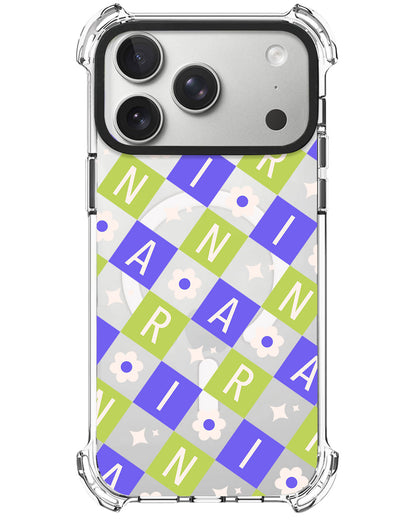 iPhone Rearguard UltimateX - CUSTOM MONOGRAM 3.0 Flower Grid 5.0