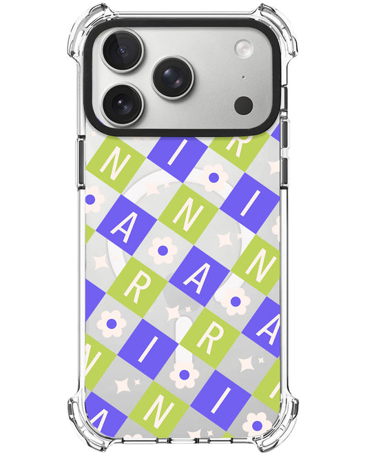 iPhone Rearguard UltimateX - CUSTOM MONOGRAM 3.0 Flower Grid 5.0