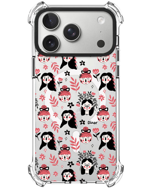 iPhone Rearguard UltimateX - Flowery Faces
