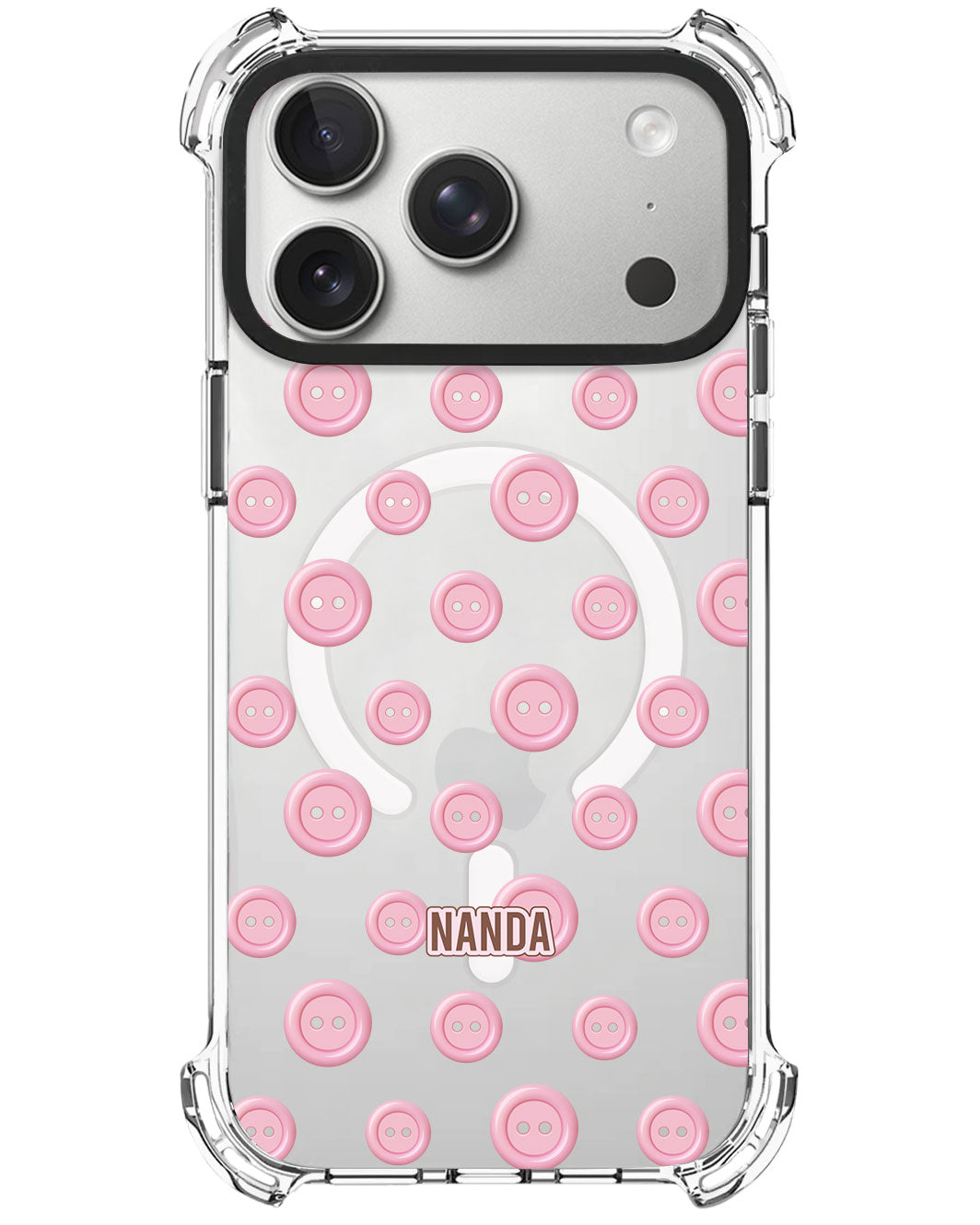 iPhone Rearguard UltimateX - Pink Buttons