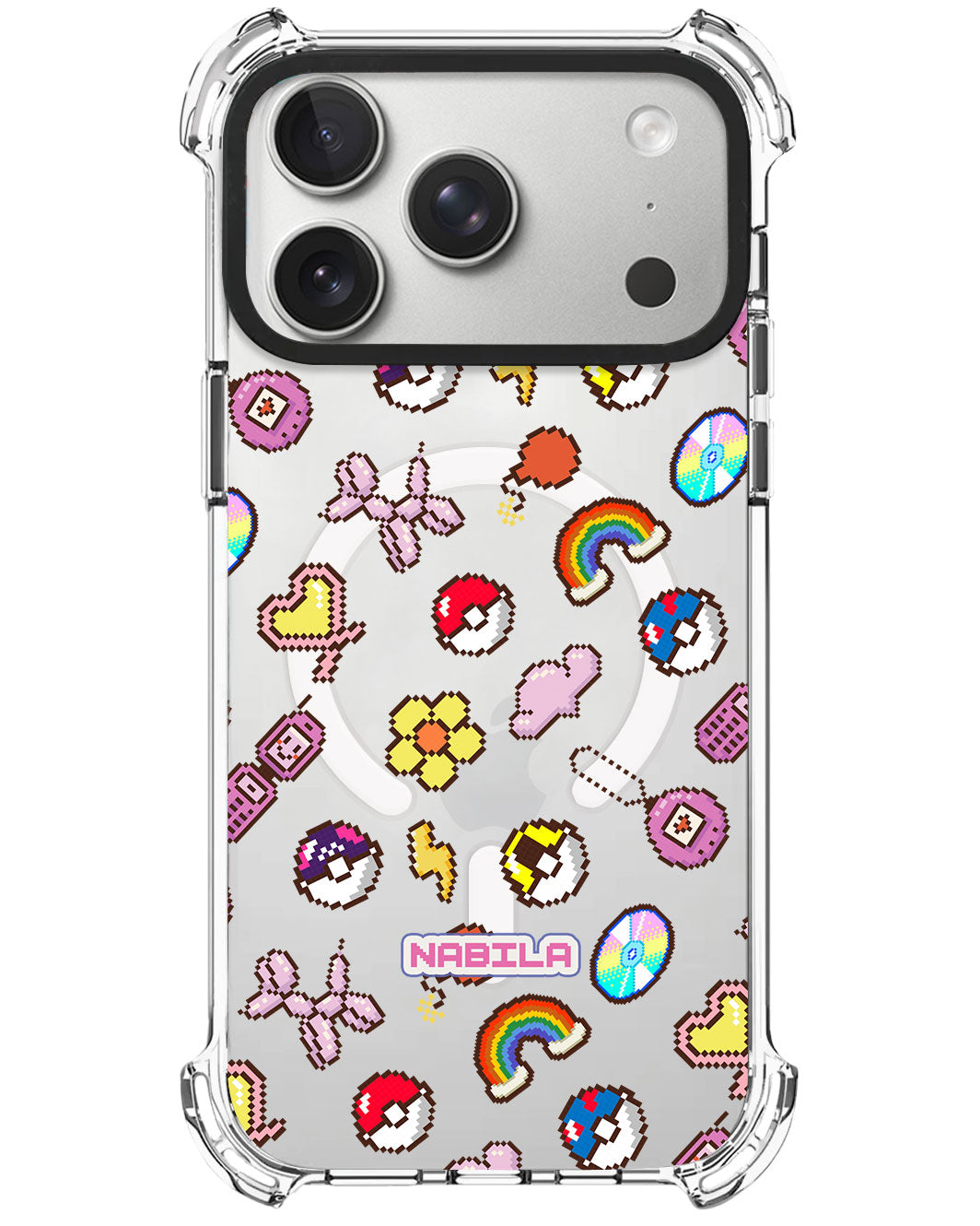 iPhone Rearguard UltimateX - Pink Glitch