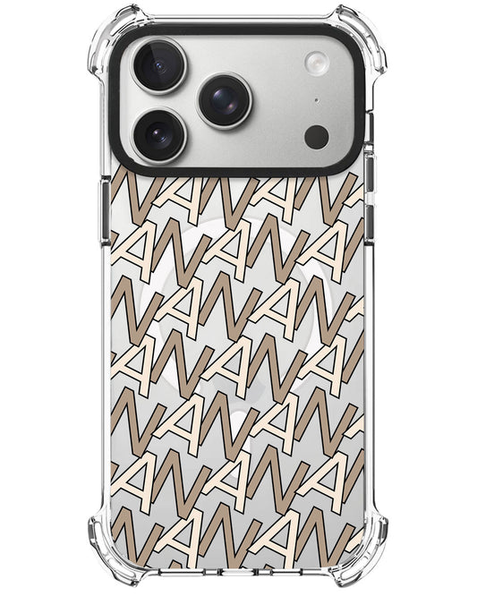 iPhone Ultimate Model-X - CUSTOM MONOGRAM 3.0 Initial 4.0