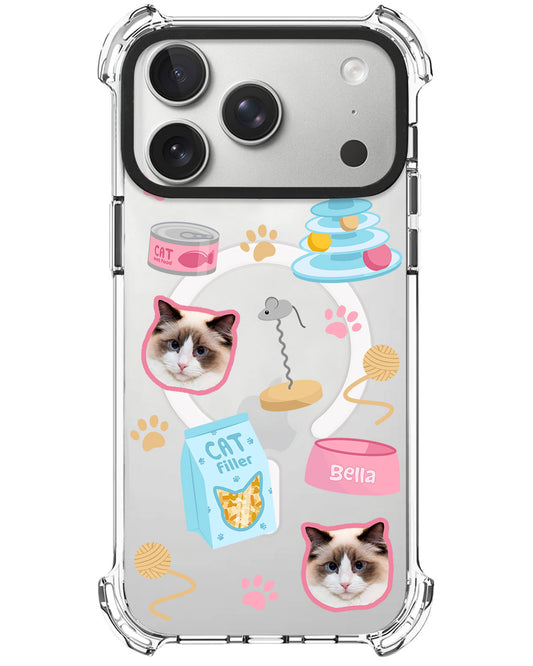 iPhone Ultimate Model-X - Pet Grid Kitty Playtime