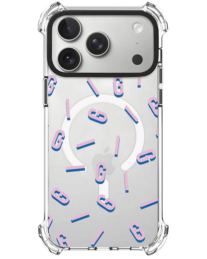 iPhone Rearguard UltimateX - CUSTOM MONOGRAM 1.0 Cotton Candy