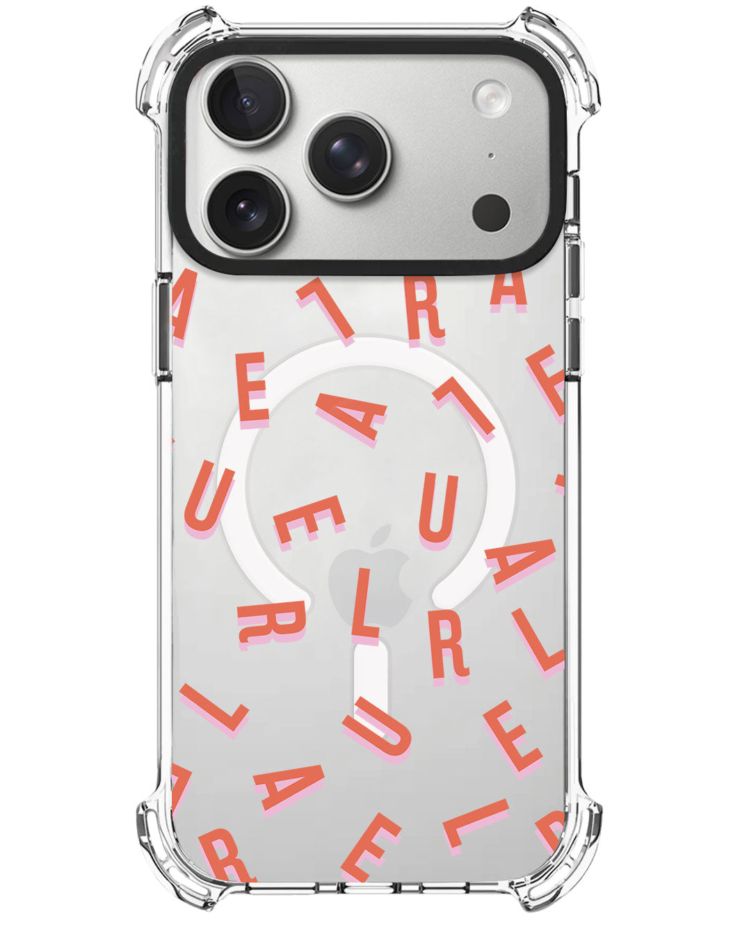 iPhone Rearguard UltimateX - CUSTOM MONOGRAM 1.0 Coral