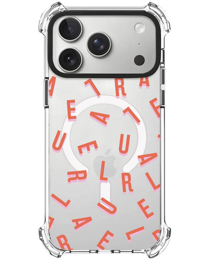 iPhone Rearguard UltimateX - CUSTOM MONOGRAM 1.0 Coral