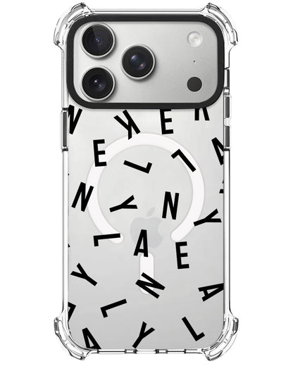 iPhone Rearguard UltimateX - CUSTOM MONOGRAM 1.0 Noir
