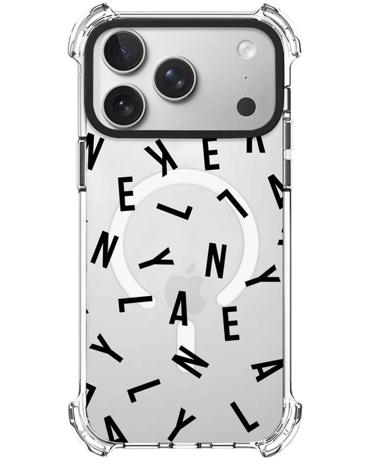 iPhone Rearguard UltimateX - CUSTOM MONOGRAM 1.0 Noir