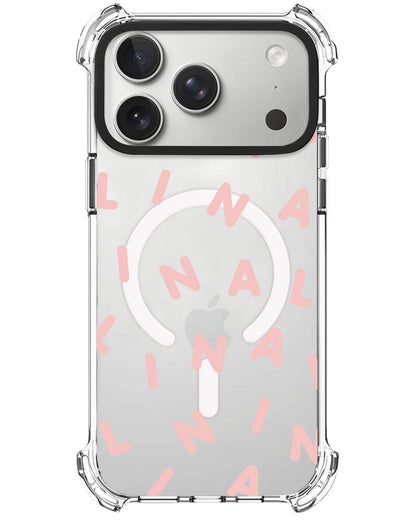 iPhone Rearguard UltimateX - CUSTOM MONOGRAM 2.0 Rosewater