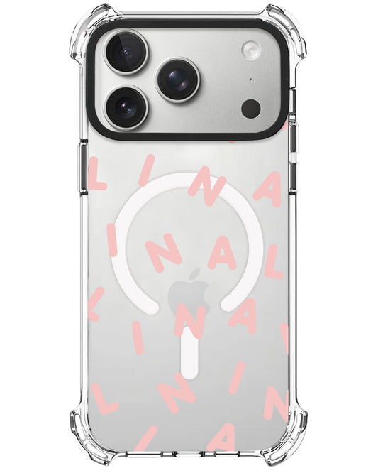 iPhone Rearguard UltimateX - CUSTOM MONOGRAM 2.0 Rosewater
