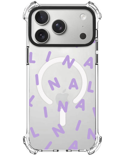 iPhone Rearguard UltimateX - CUSTOM MONOGRAM 2.0 Lilac