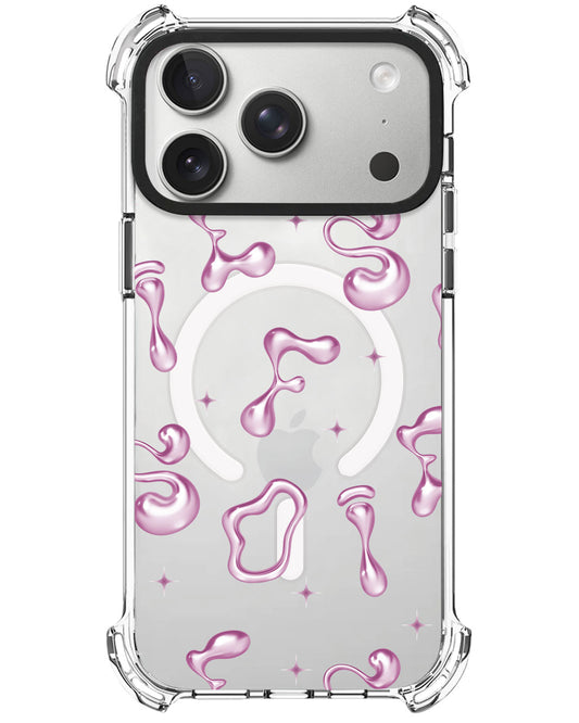 iPhone Ultimate Model-X - CUSTOM MONOGRAM 3.0 Pink Chrome