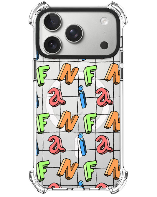 iPhone Rearguard UltimateX - CUSTOM MONOGRAM 3.0 Playful