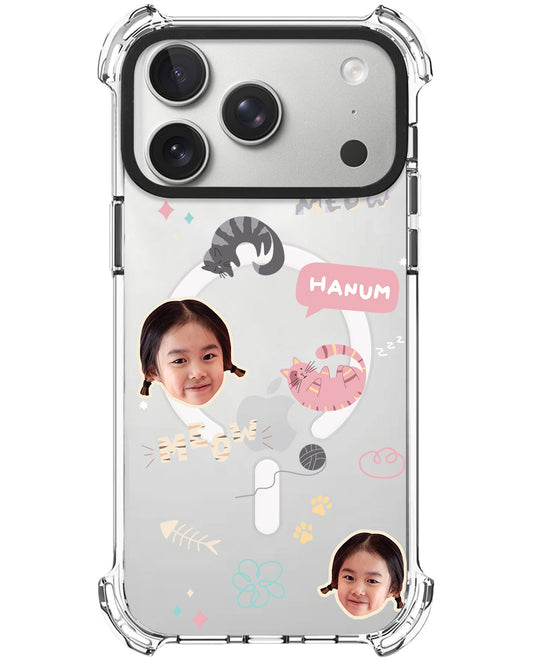 iPhone Ultimate Model-X - Face Grid Kitty