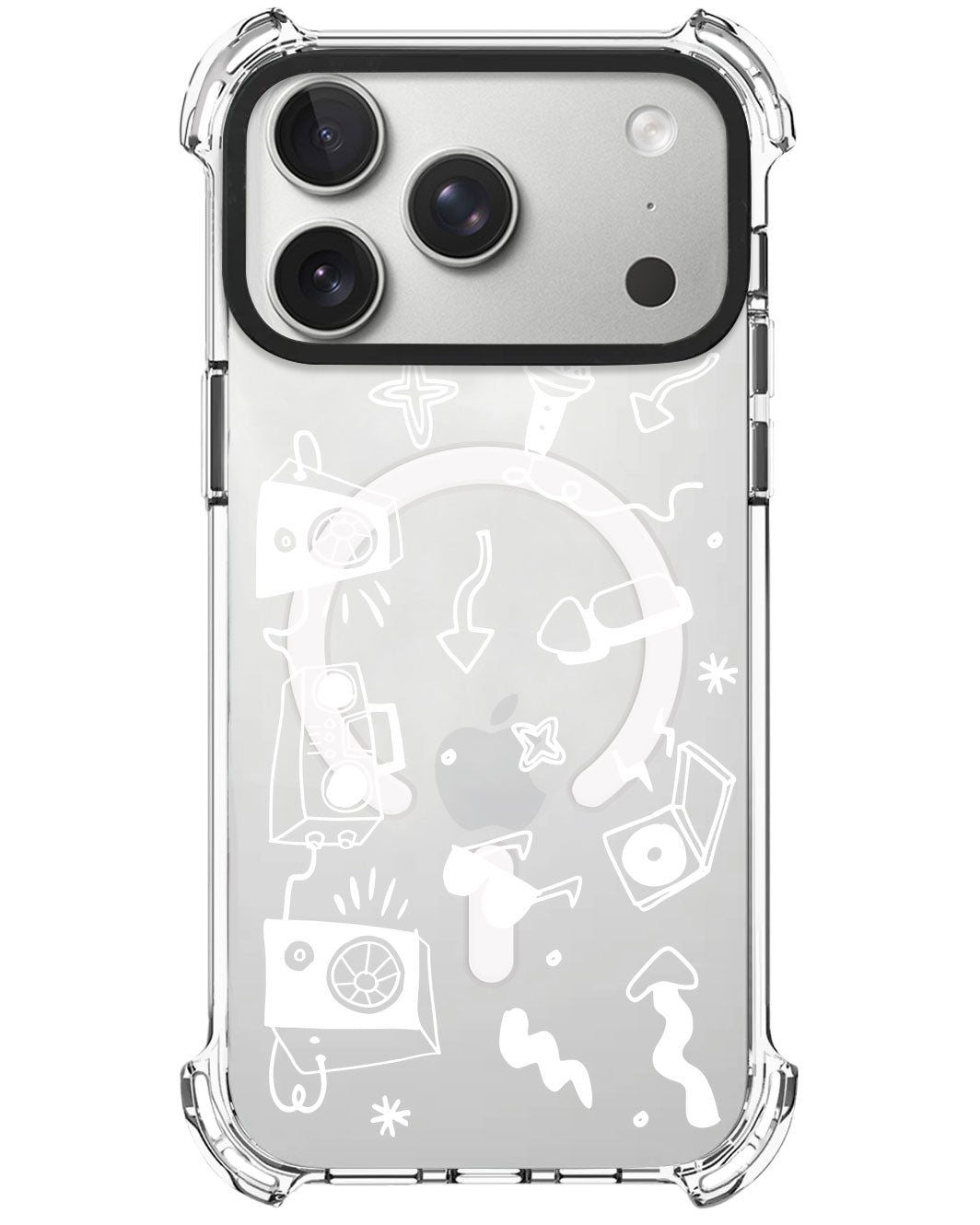 iPhone Rearguard UltimateX - Rock n Roll White