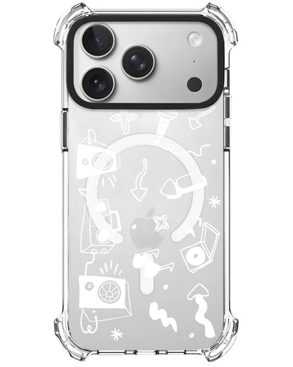 iPhone Rearguard UltimateX - Rock n Roll White