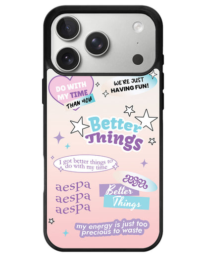 iPhone Avant-Gloss Grip Case - Aespa Better Things