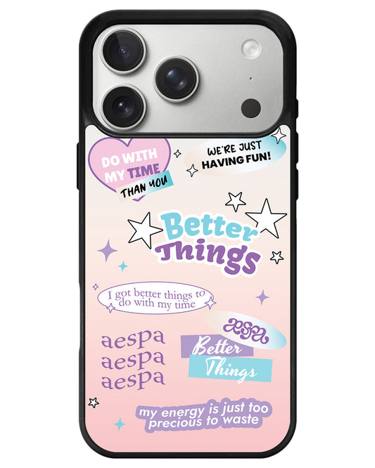 iPhone Avant-Gloss Grip Case - Aespa Better Things