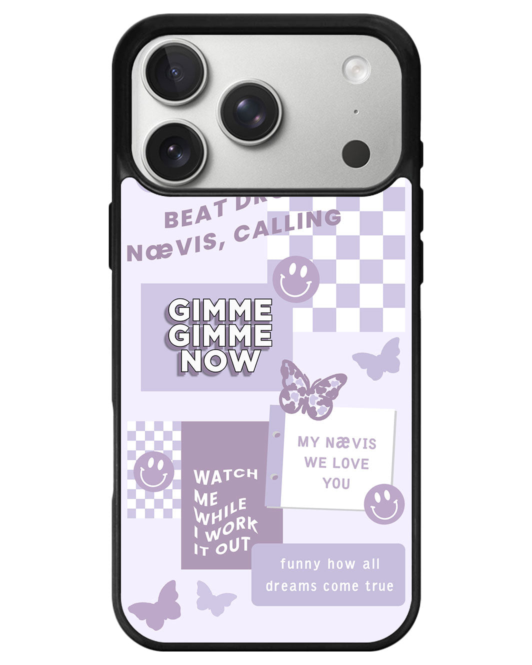 iPhone Avant-Gloss Grip Case - Aespa Song Lyric