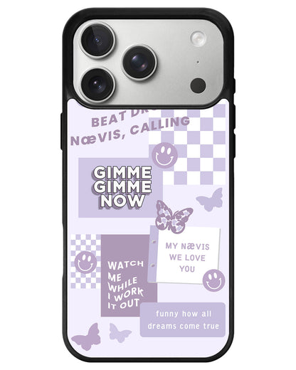 iPhone Avant-Gloss Grip Case - Aespa Song Lyric