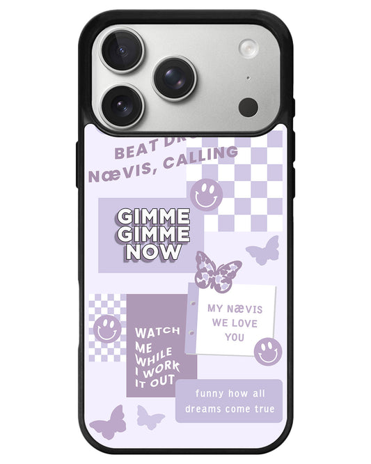 iPhone Avant-Gloss Grip Case - Aespa Song Lyric