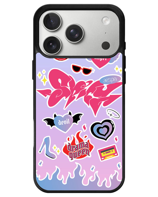 iPhone Avant-Gloss Grip Case - Aespa Spicy