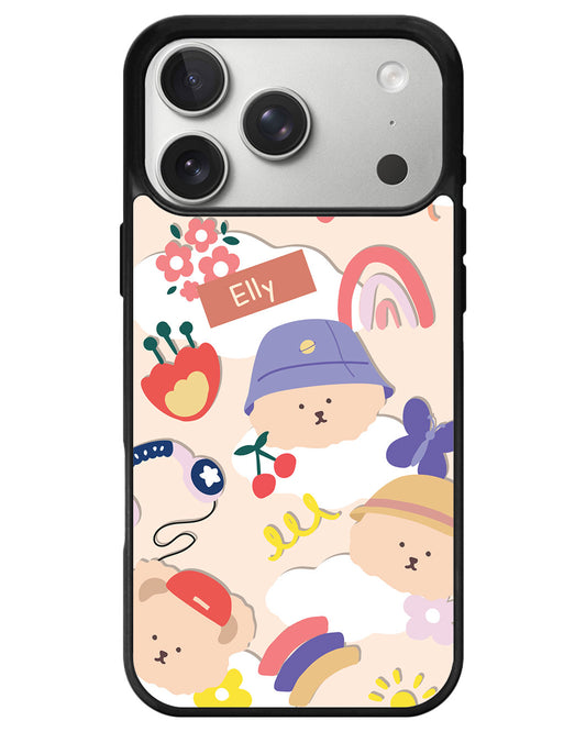 iPhone Avant-Gloss Grip Case - Bear in Style