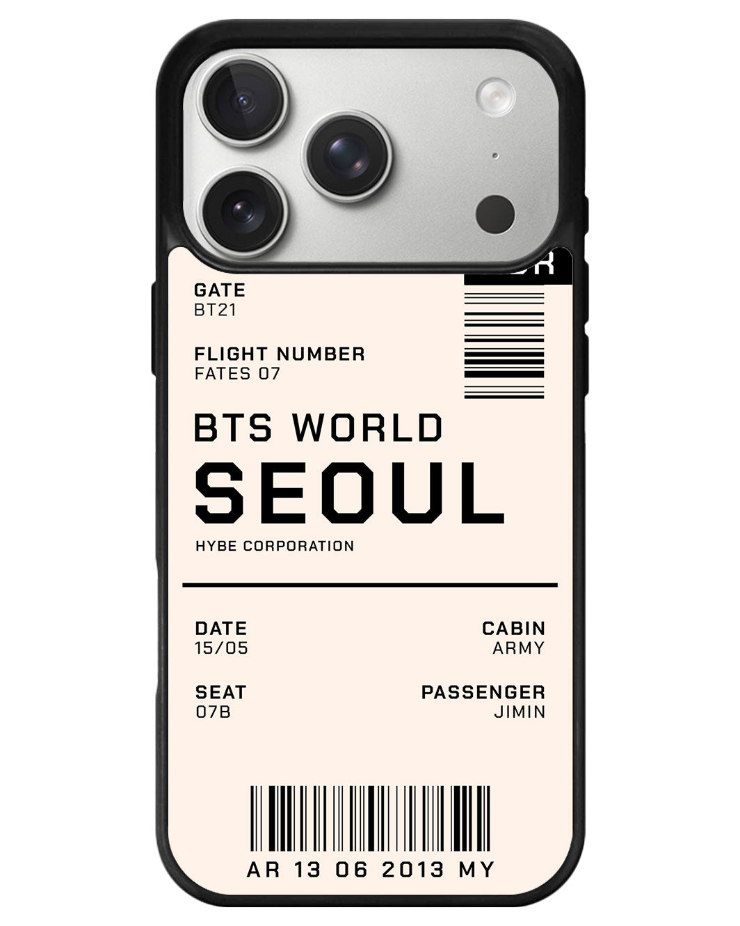 iPhone Avant-Gloss Grip Case - BTS World Ticket