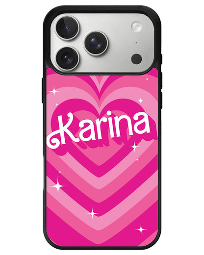 iPhone Avant-Gloss Grip Case - Barbie Love Pattern