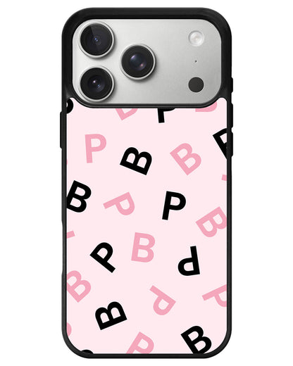 iPhone Avant-Gloss Grip Case - Blackpink Monogram