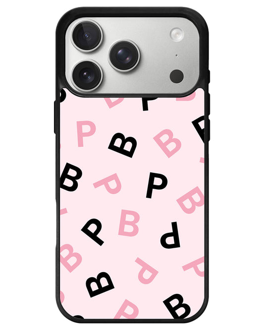 iPhone Avant-Gloss Grip Case - Blackpink Monogram