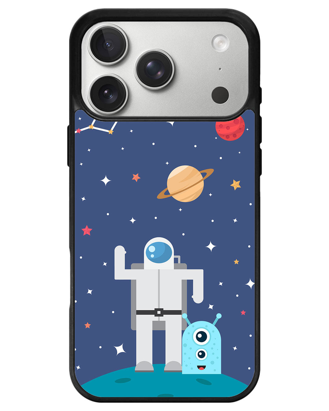 iPhone Avant-Gloss Grip Case - Blue Alien