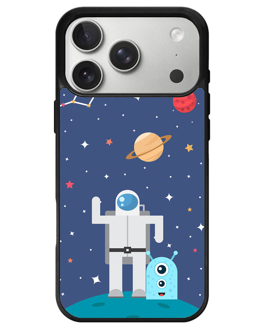 iPhone Avant-Gloss Grip Case - Blue Alien