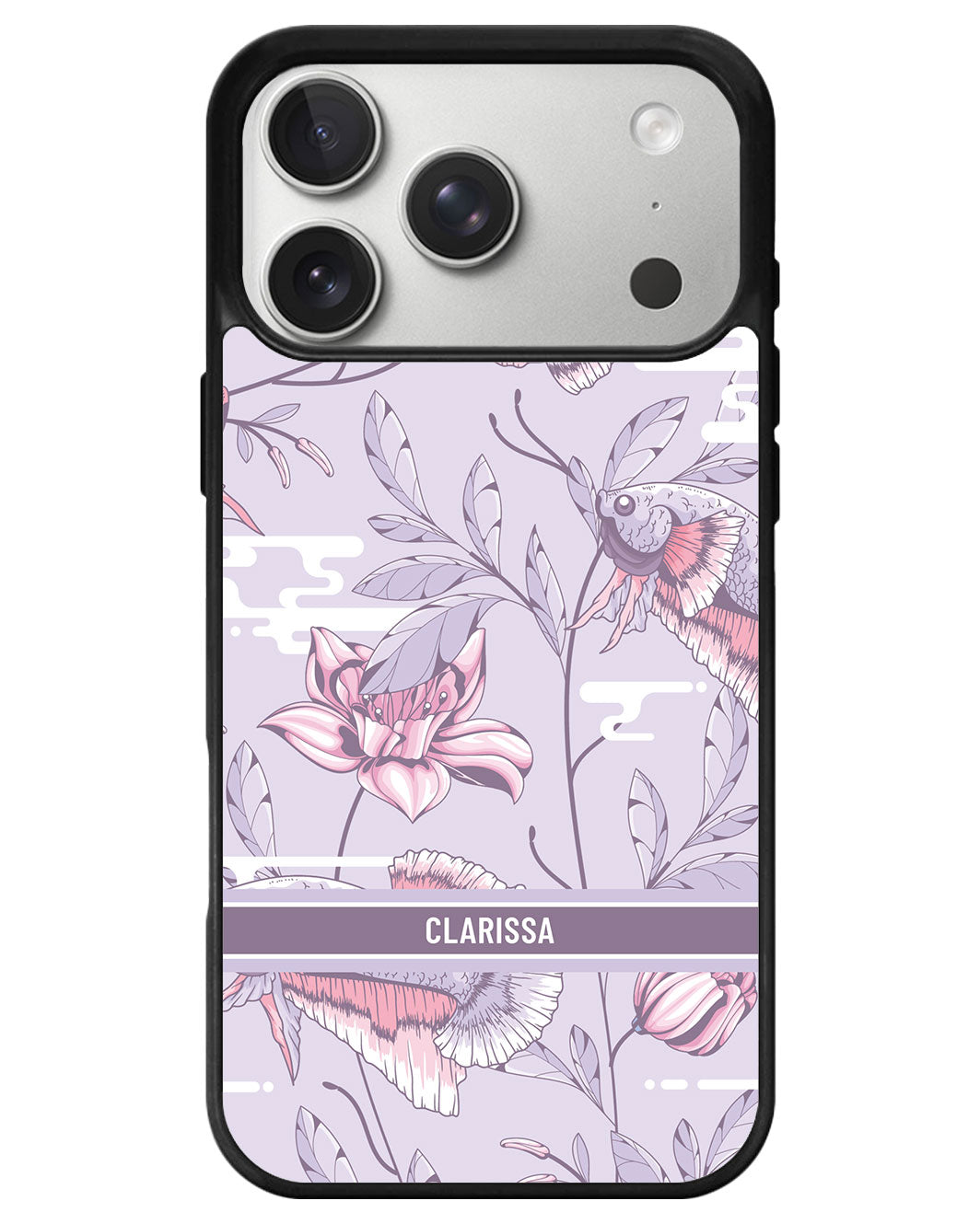 iPhone Avant-Gloss Grip Case - Fish & Floral 1.0