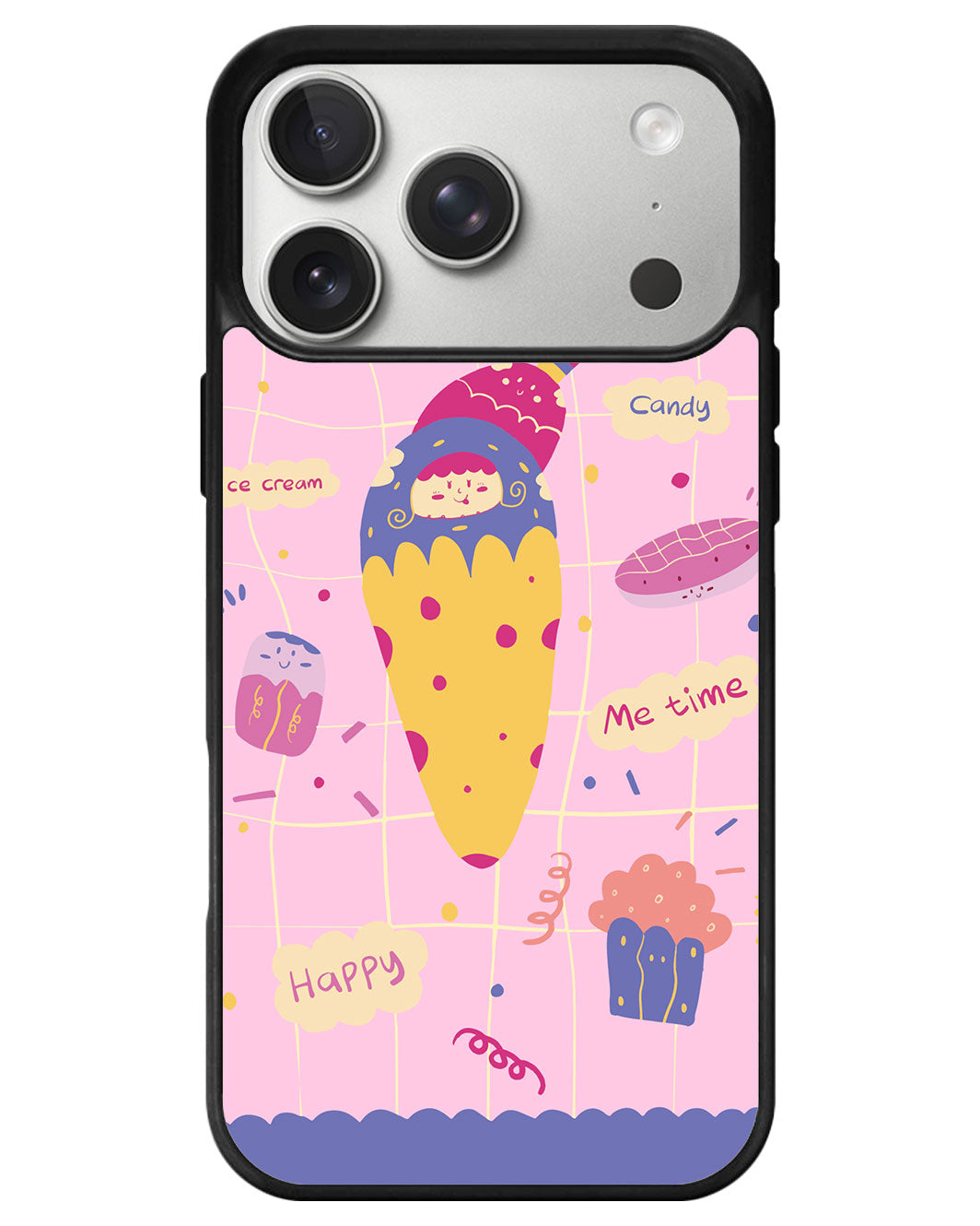 iPhone Avant-Gloss Grip Case - Candy Doodle