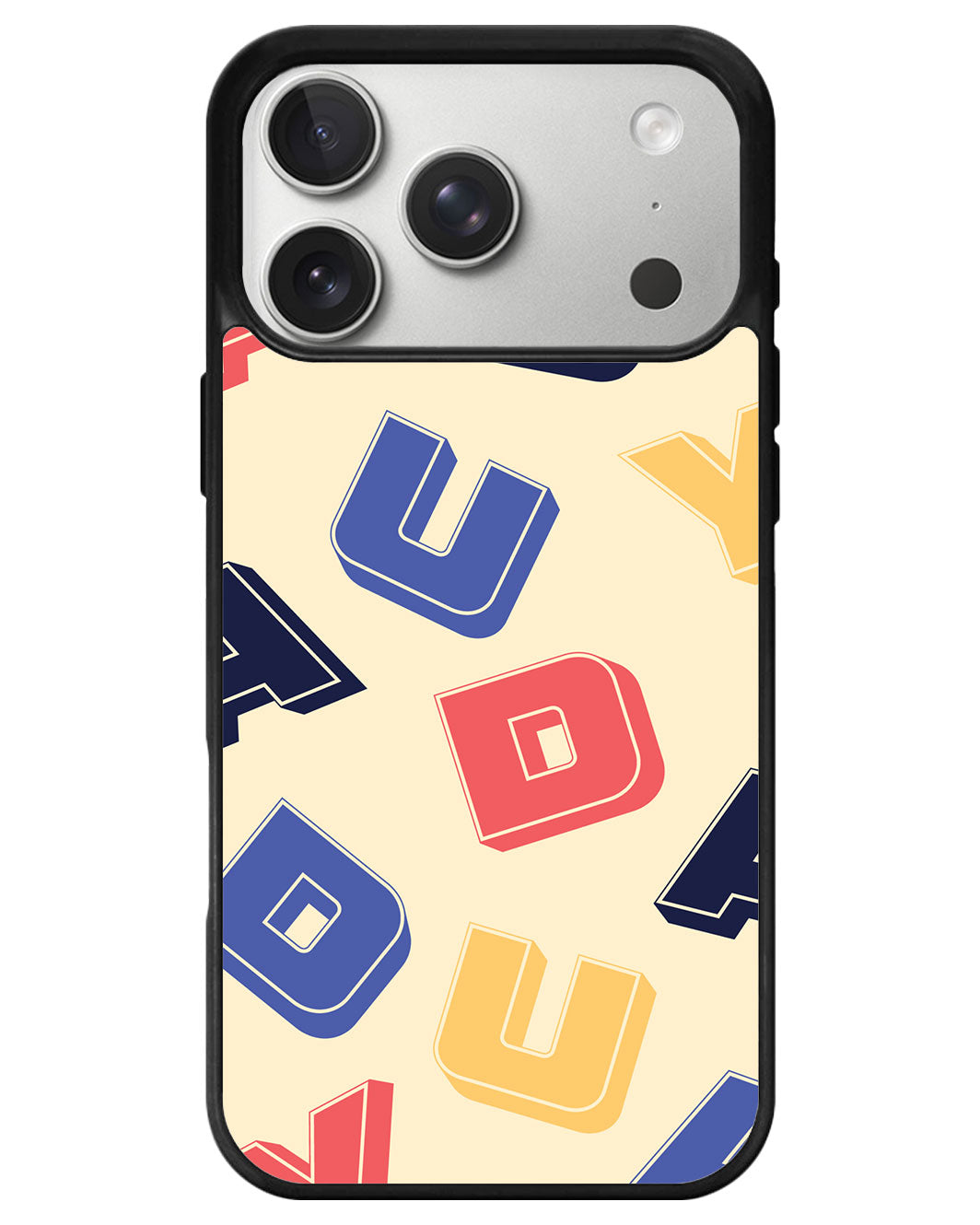 iPhone Avant-Gloss Grip Case - Cool Monogram