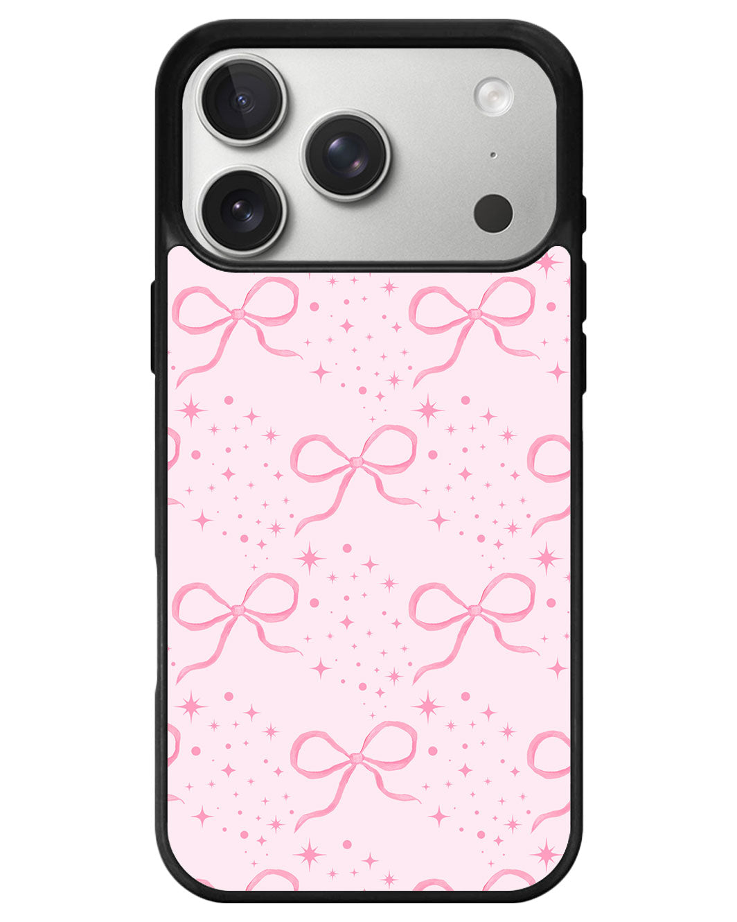 iPhone Avant-Gloss Grip Case - Coquette Glittery Bow