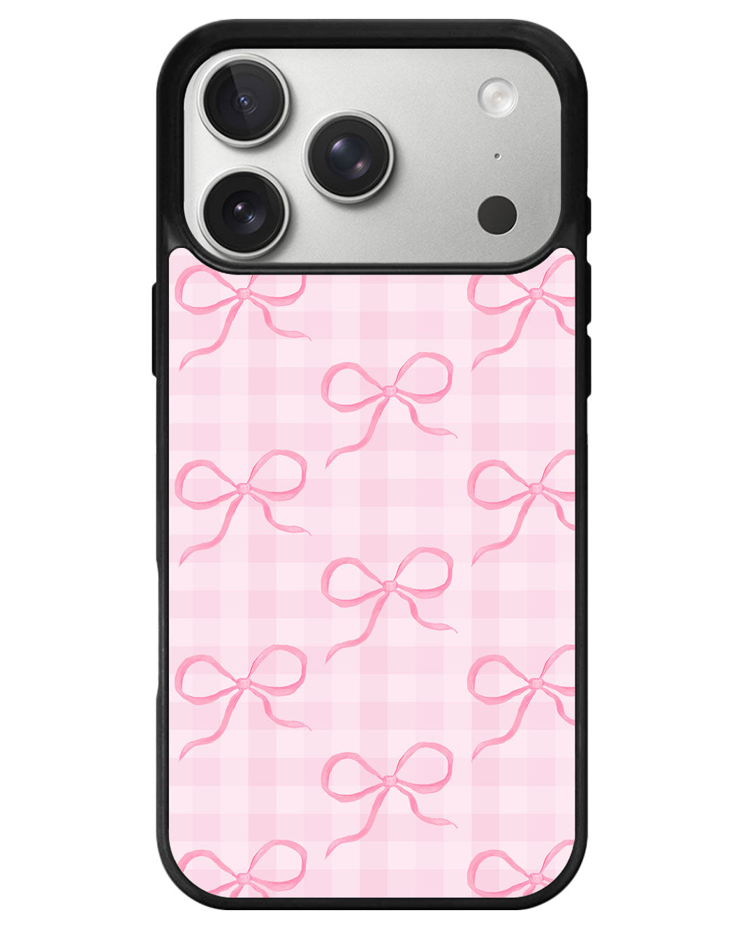 iPhone Avant-Gloss Grip Case - Coquette Pink Bow