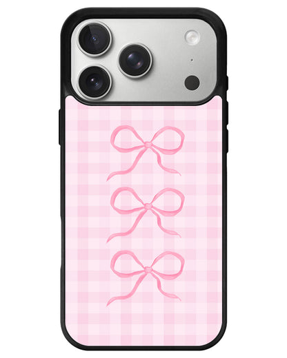 iPhone Avant-Gloss Grip Case - Coquette Triple Bow