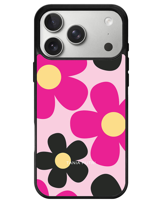 iPhone Avant-Gloss Grip Case - Daisy Hot Pink
