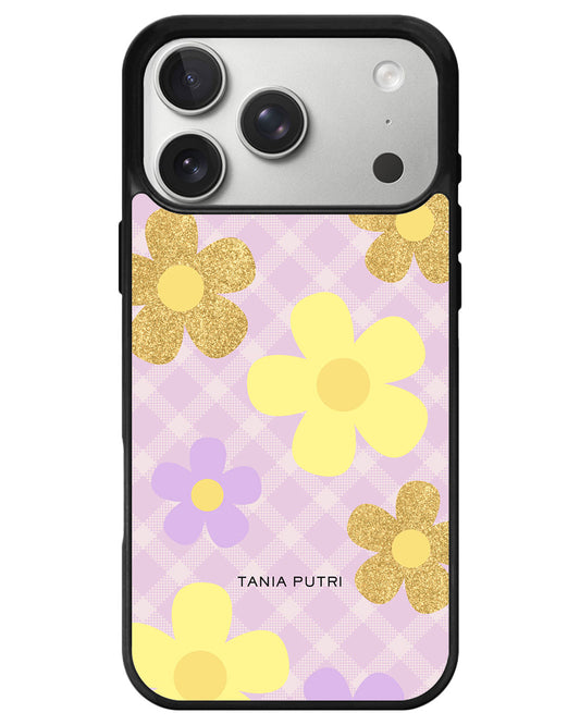 iPhone Avant-Gloss Grip Case - Daisy Twinkle