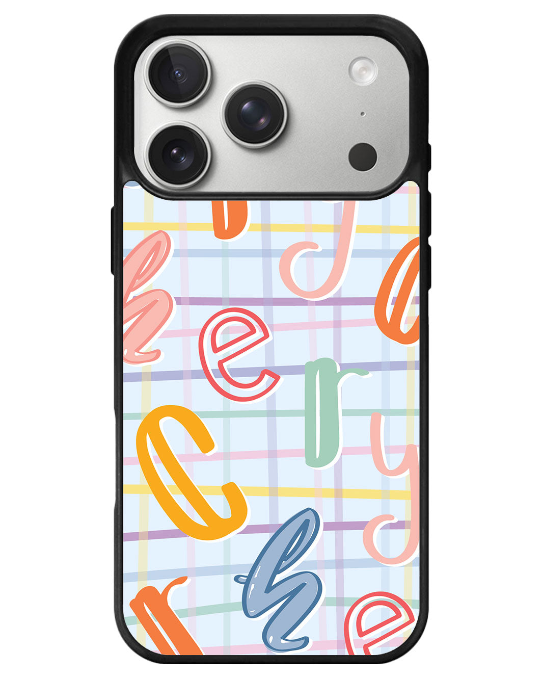iPhone Avant-Gloss Grip Case - Doodle Monogram 1.0