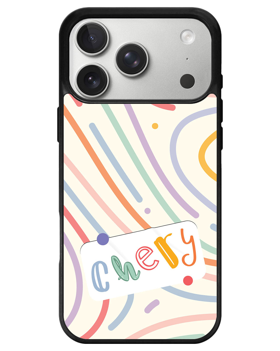 iPhone Avant-Gloss Grip Case - Doodle Monogram 2.0